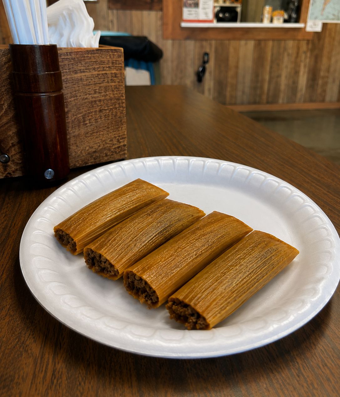 A few of Solly's original hot tamales.